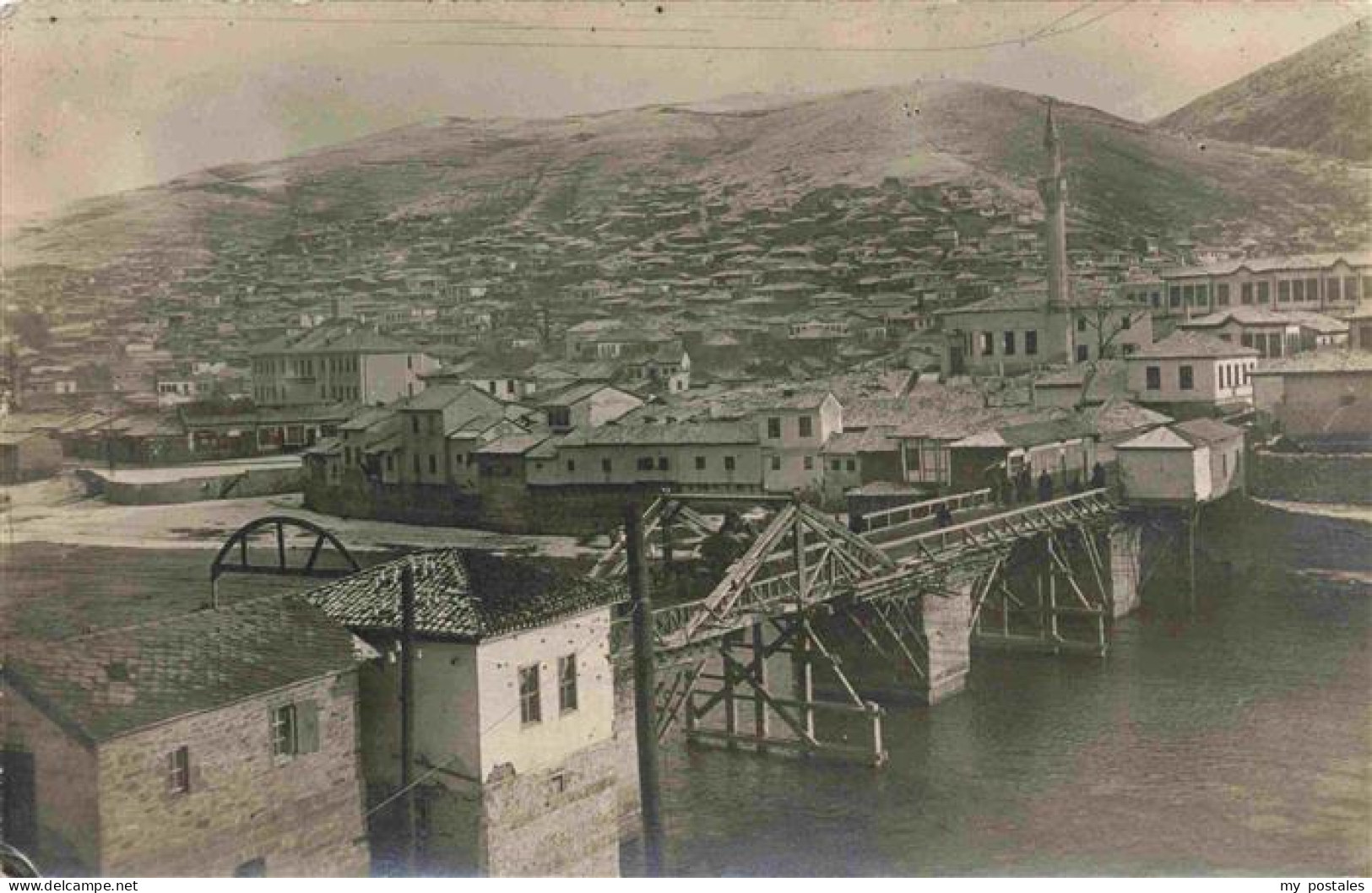 Veles Macedonia Behelfsbruecke