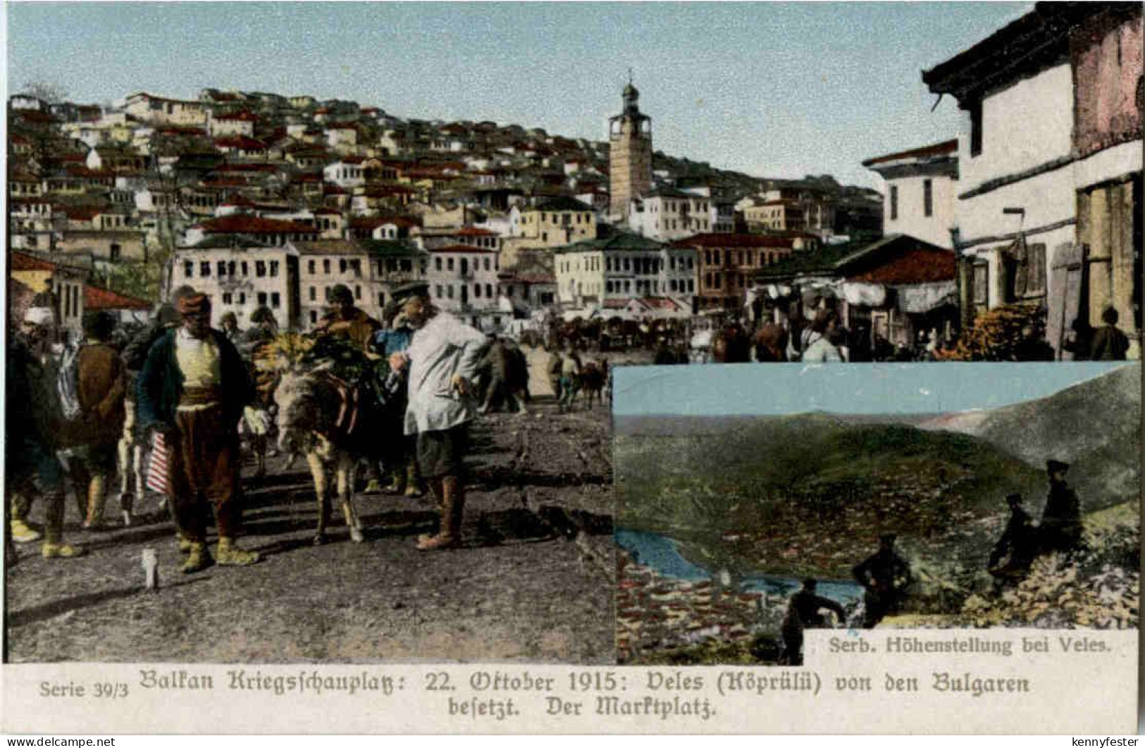 Veles von den Bulgaren besetzt