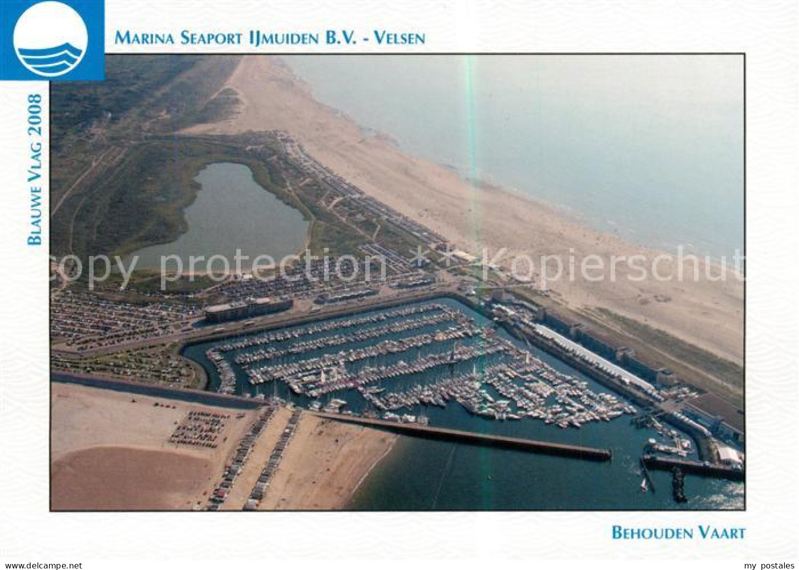 Velsen NL Marina Seaport Ijmuiden Fliegeraufnahme