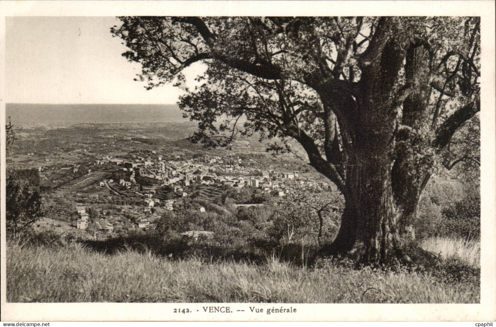 Vence - Vue Generale - CPA