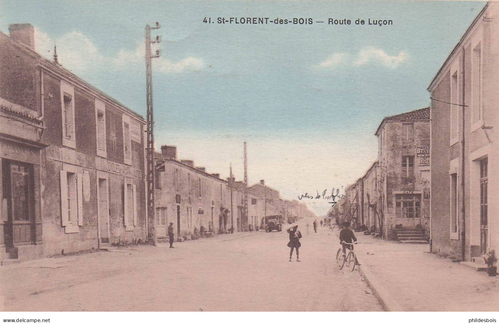 VENDEE  SAINT FLORENT DES BOIS  route de Luçon