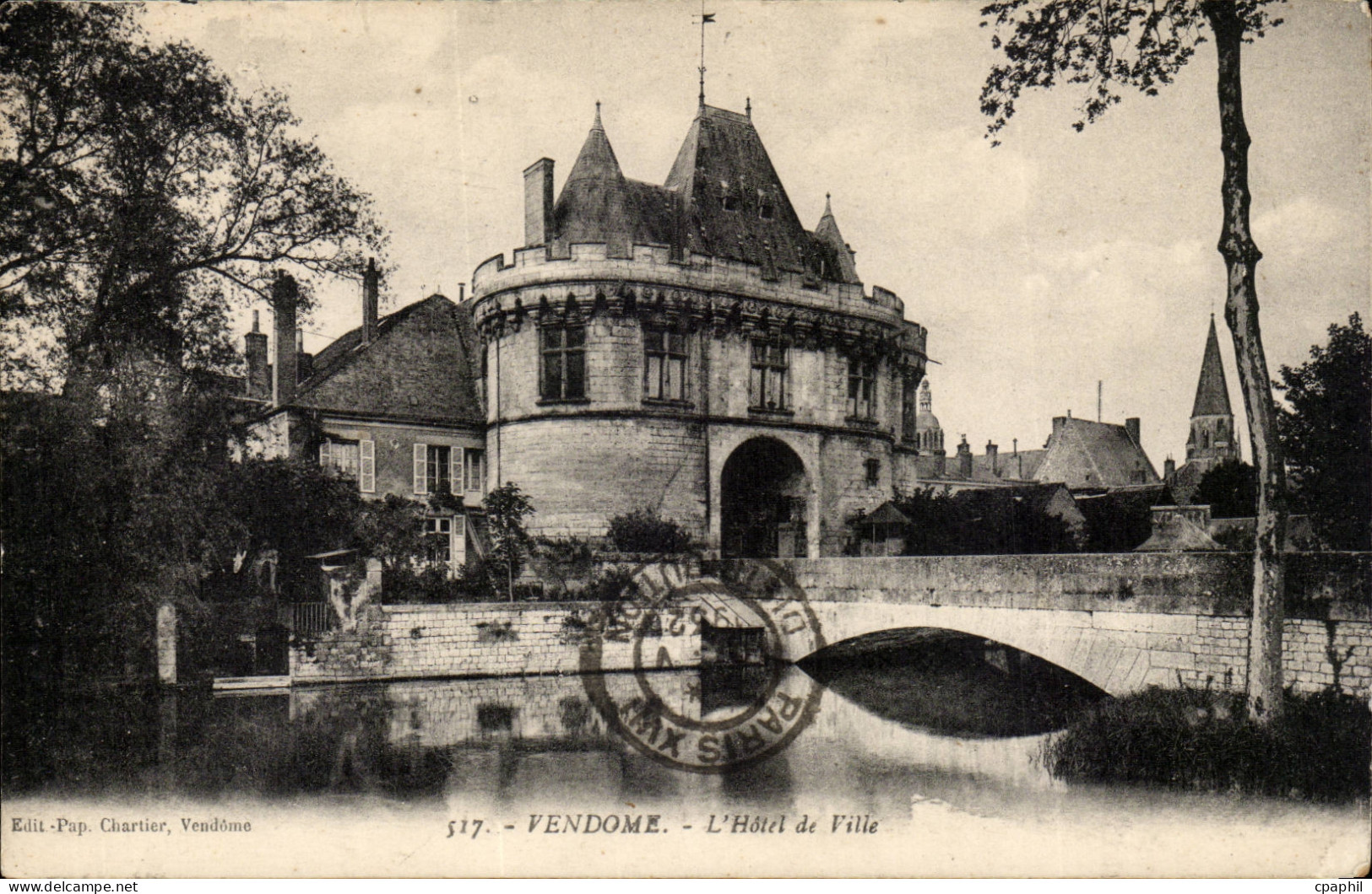 Vendome CPA Hotel de ville