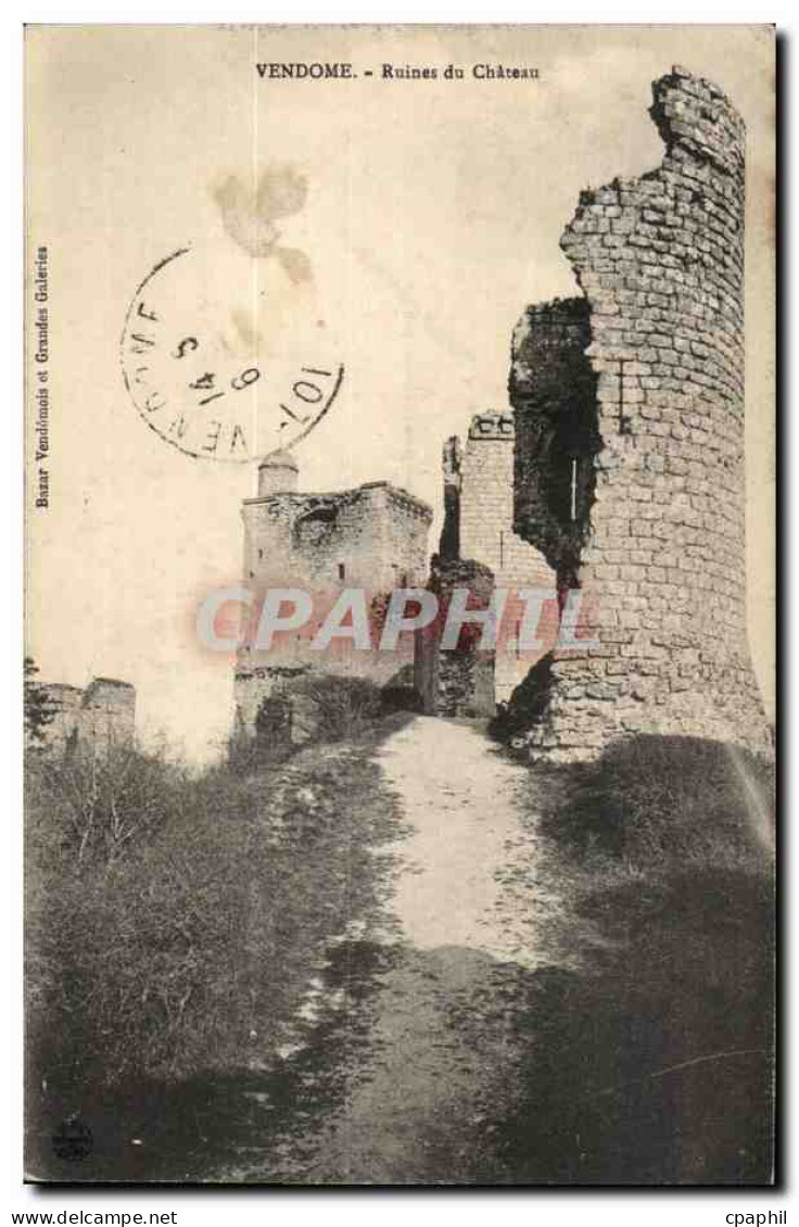 VEndome CPA Ruines du chateau