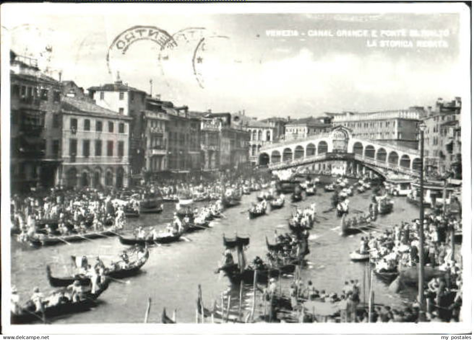 Venedig Venezia Venedig Kanal x 1957