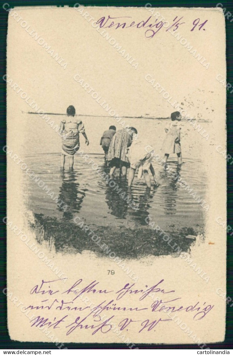 Venezia Città Donne in Acqua cartolina RT7201