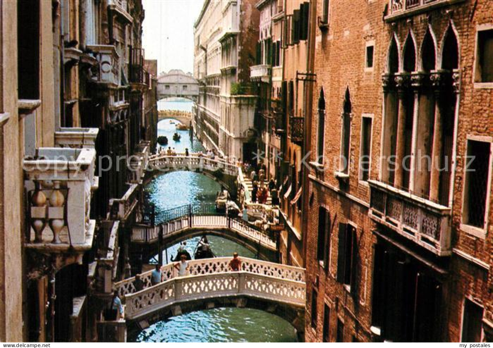 Venezia Venedig Brueckenpartie