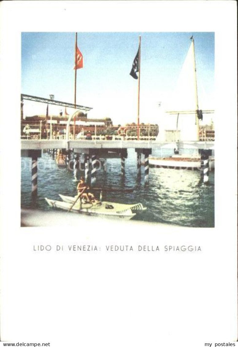 Venezia Venedig Lido di Venezia Veduta della spiaggia