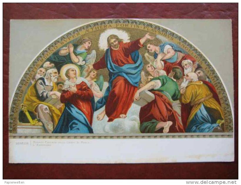 Venezia / Venedig - Mosaico Facciata della chiesa San Marco: L´Ascensione