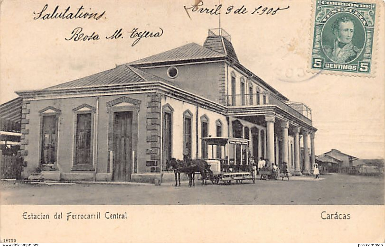 Venezuela - CARACAS - Estacion del Ferrocarril Central - Ed. desconocido