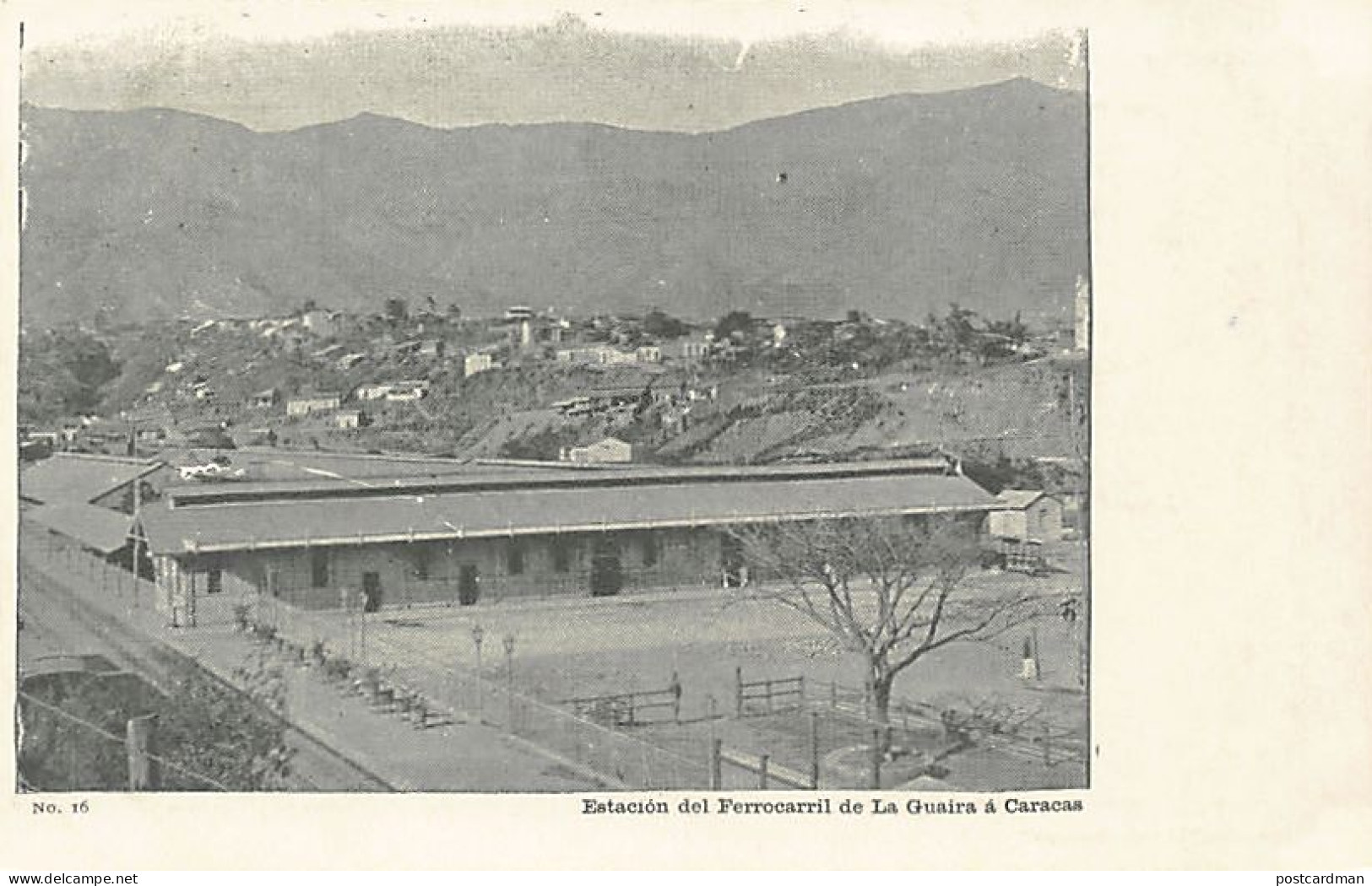 Venezuela - CARACAS - Estacion del Ferrocarril de la Guaira a Caracas - Ed. El Cojo Ilustrado 16