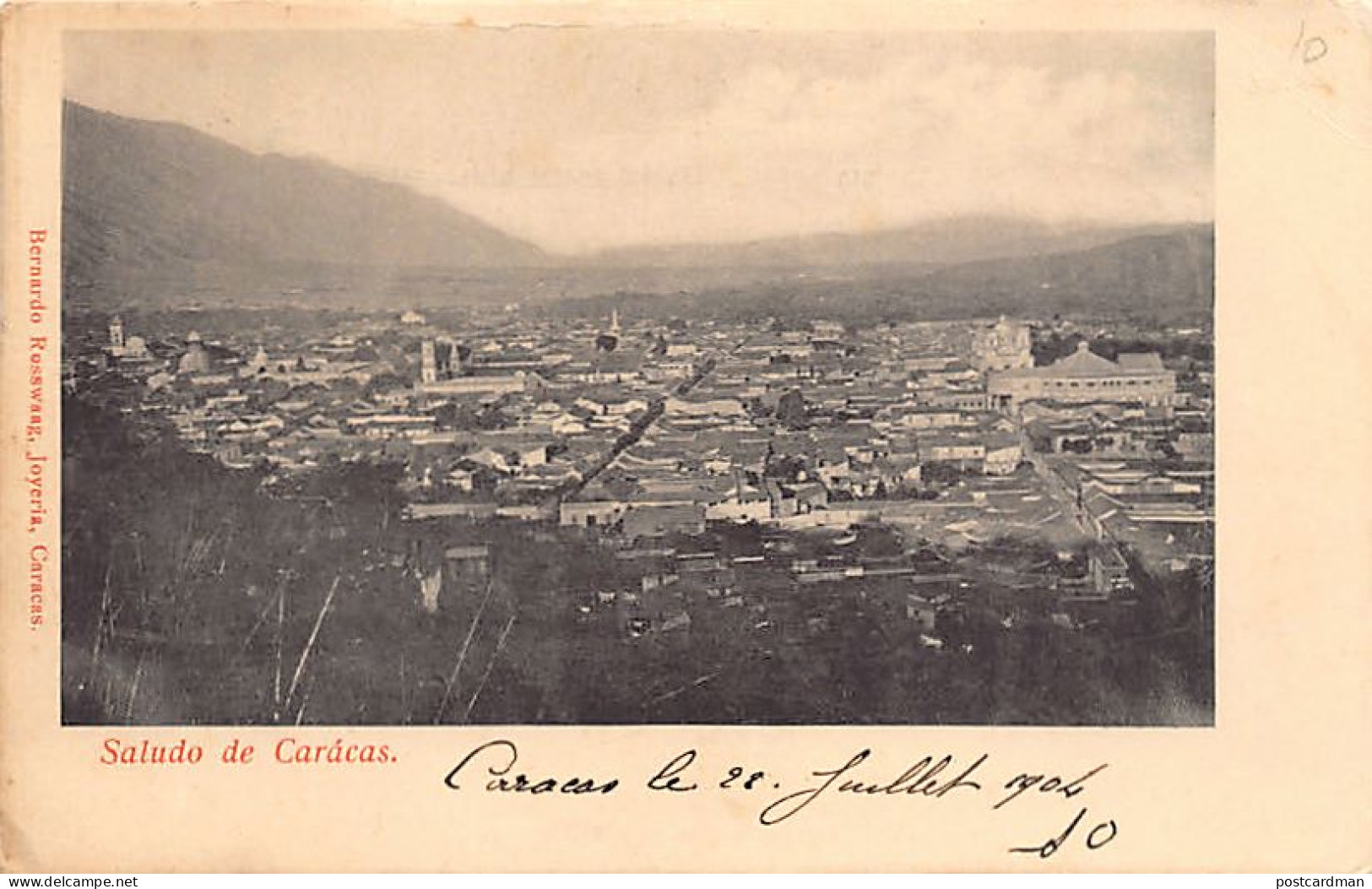 Venezuela - CARACAS - Panorama - Ed. Bernardo Rosswaag