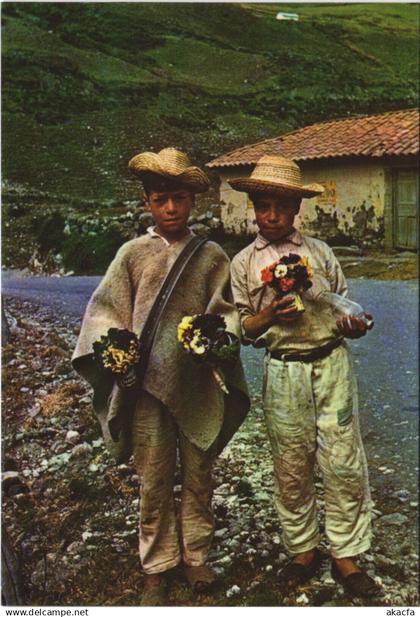 PC VENEZUELA, NINOS DE LOS ANDES, Modern Postcard (b43725)