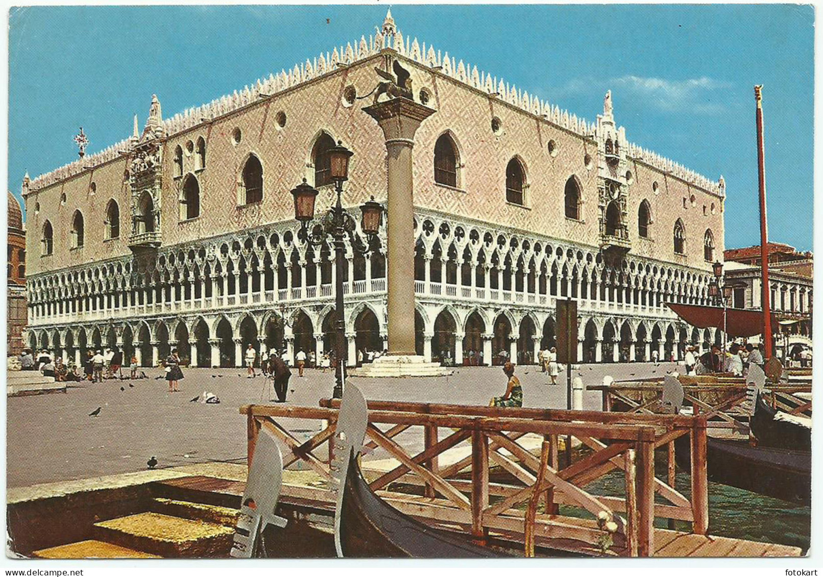 Venice Italy, Vintage PC, Doge's Palace