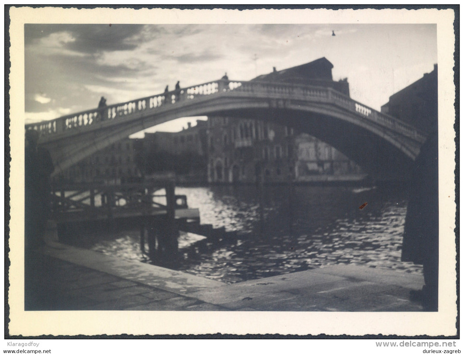 Venice old photo (16,3 x 11,3 cm) taken August 16th, 1937 bb150925