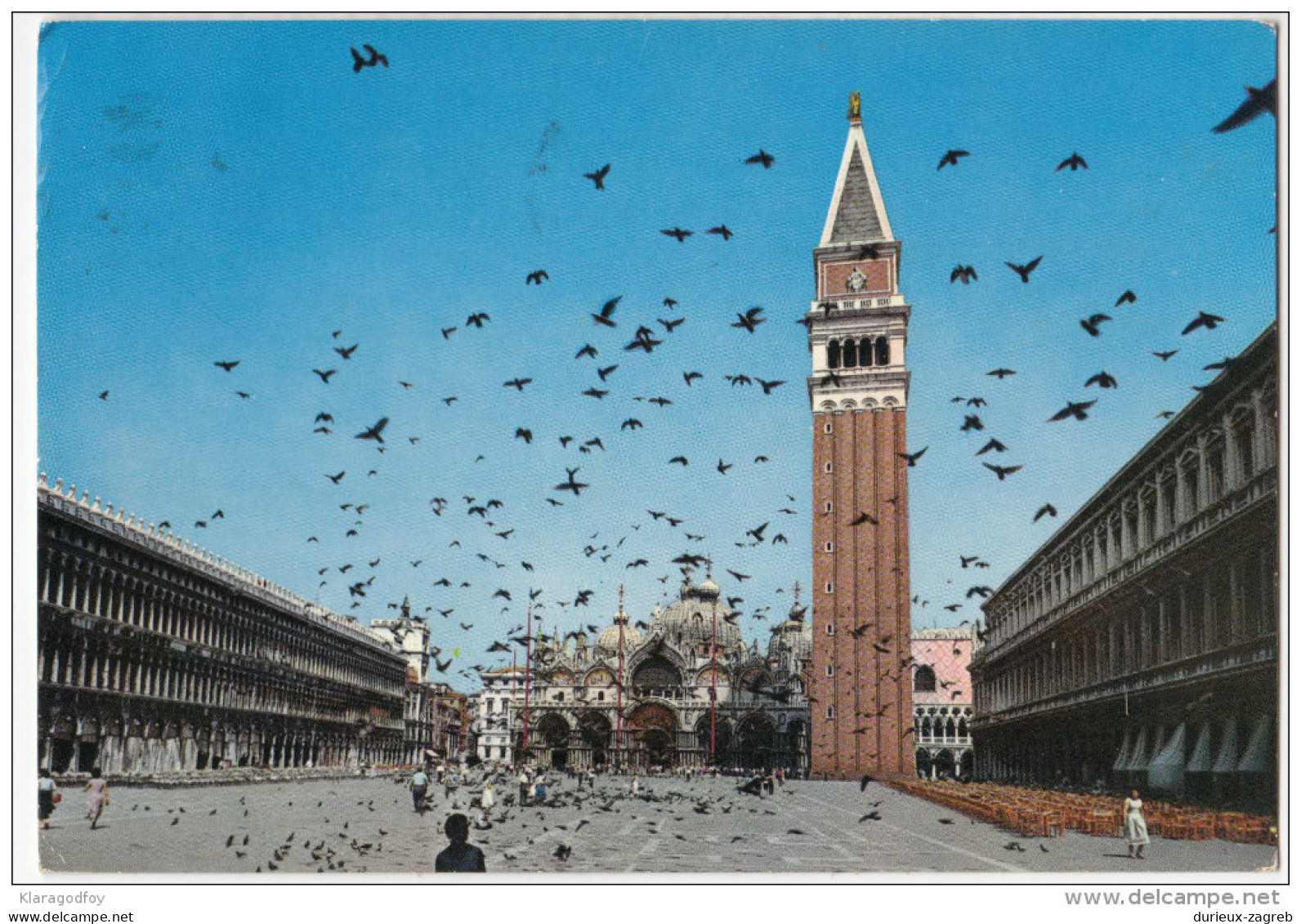 Venice old postcard travelled 1967 to Yugoslavia bb160420