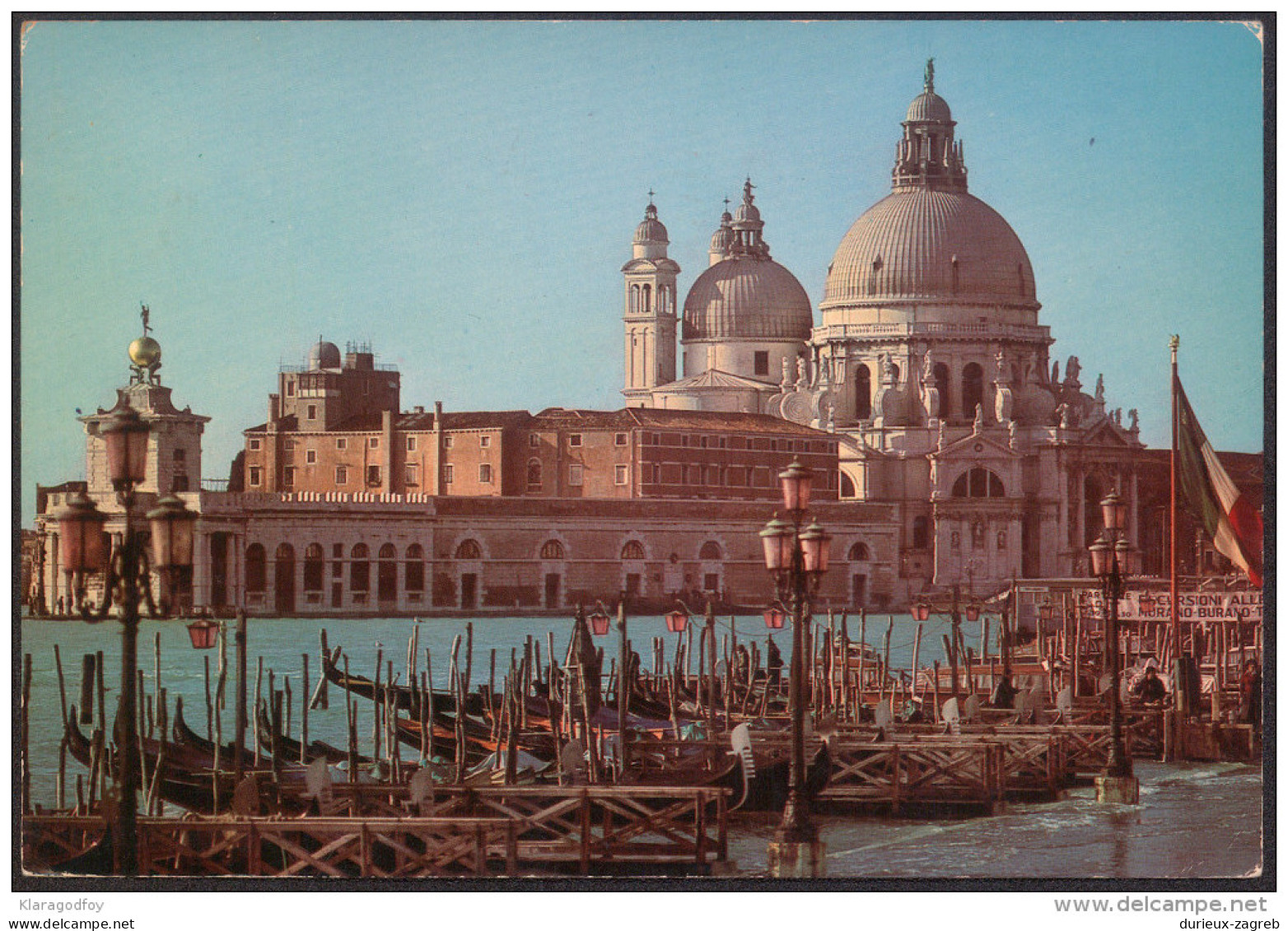 Venice old postcard travelled 197? bb