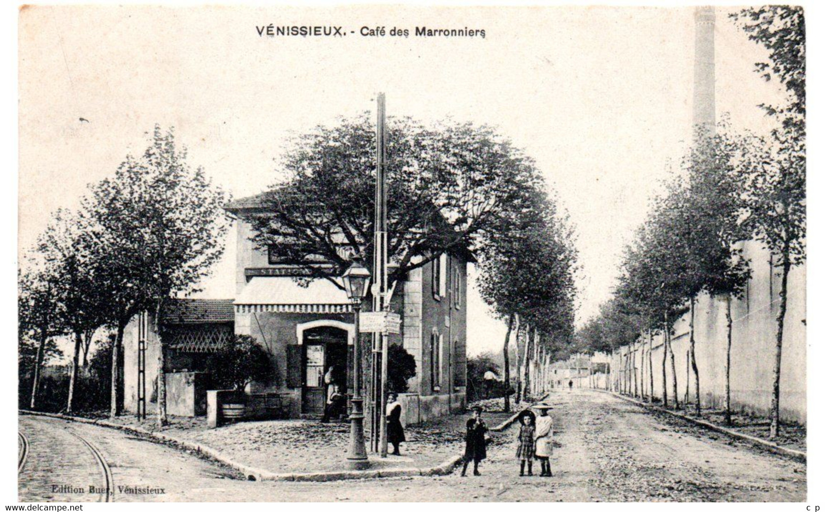 Venissieux - Café des Marronniers  - CPA°