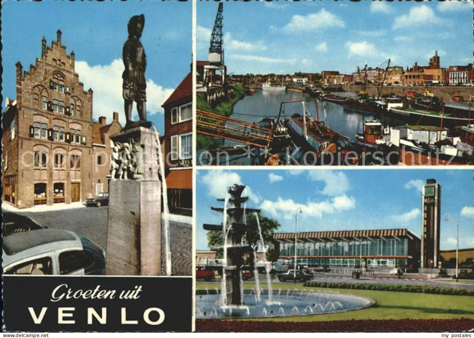 Venlo Denkmal Hafen Brunnen