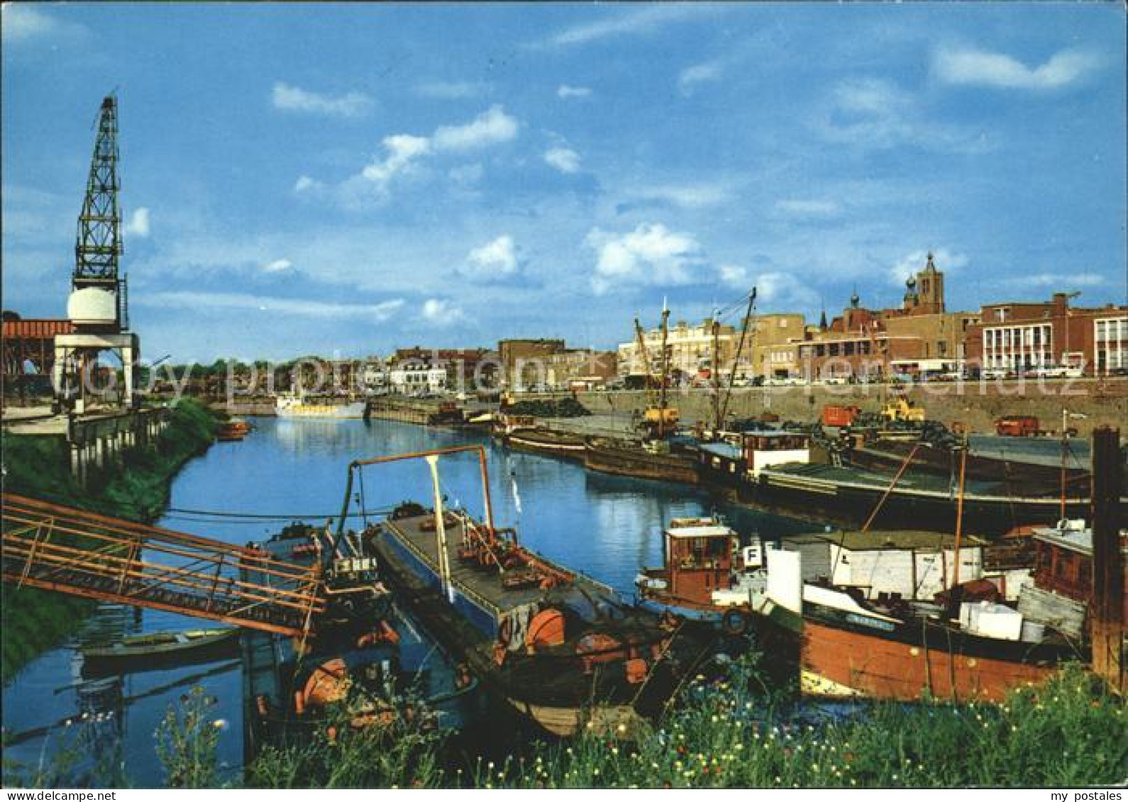 Venlo Hafenpartie Frachter