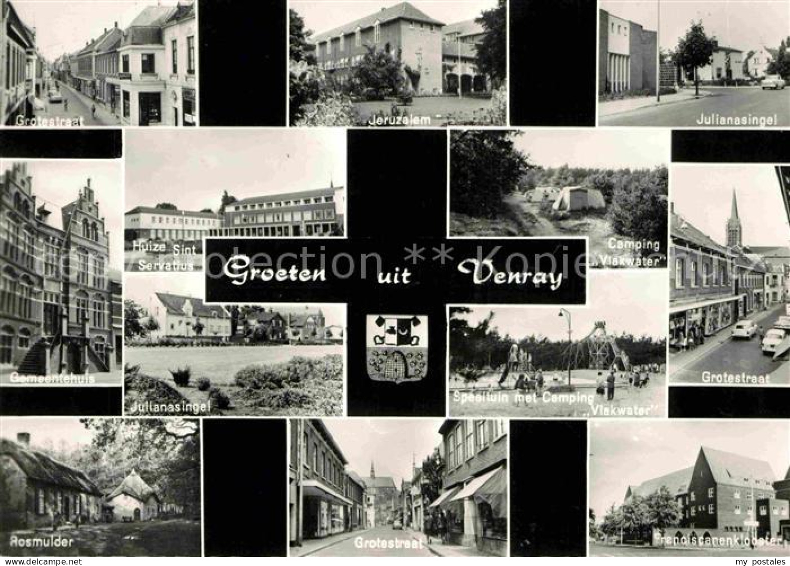 Venray Julianasingel Jeruzalem Grotestraat Gementehuis Rosmulder Camping Spielpl