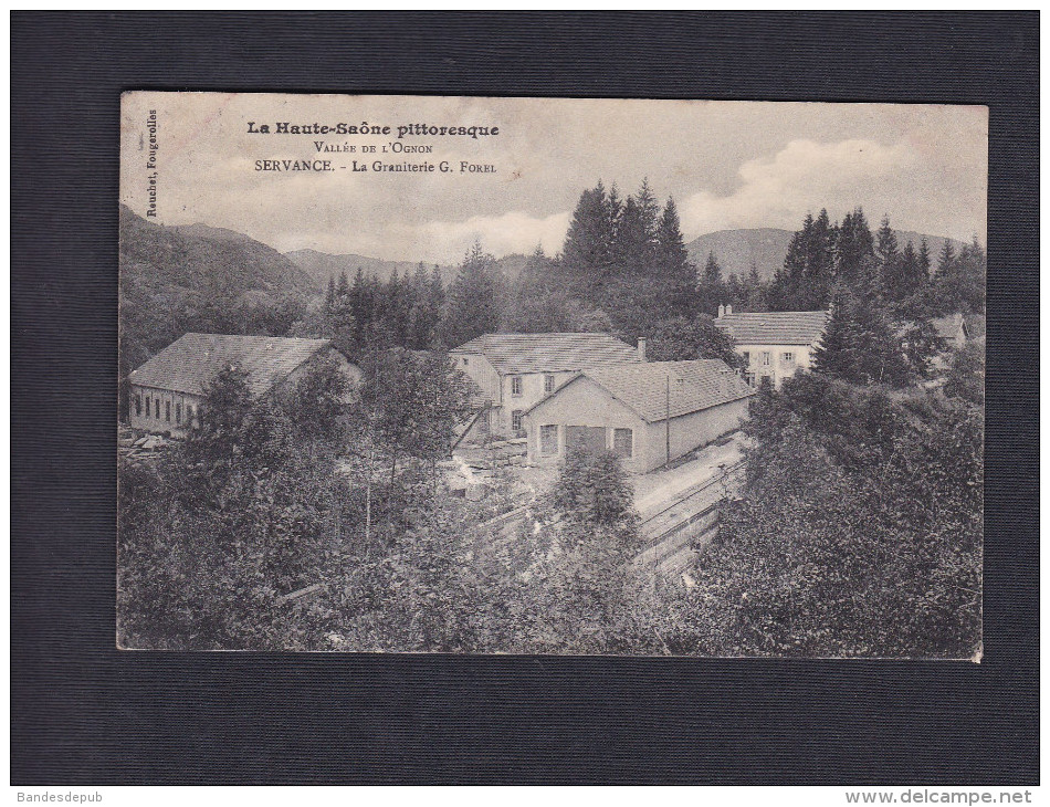 Vente immediate à prix fixe - Servance (70) - La Graniterie G. Forel ( Ed. Reuchet )