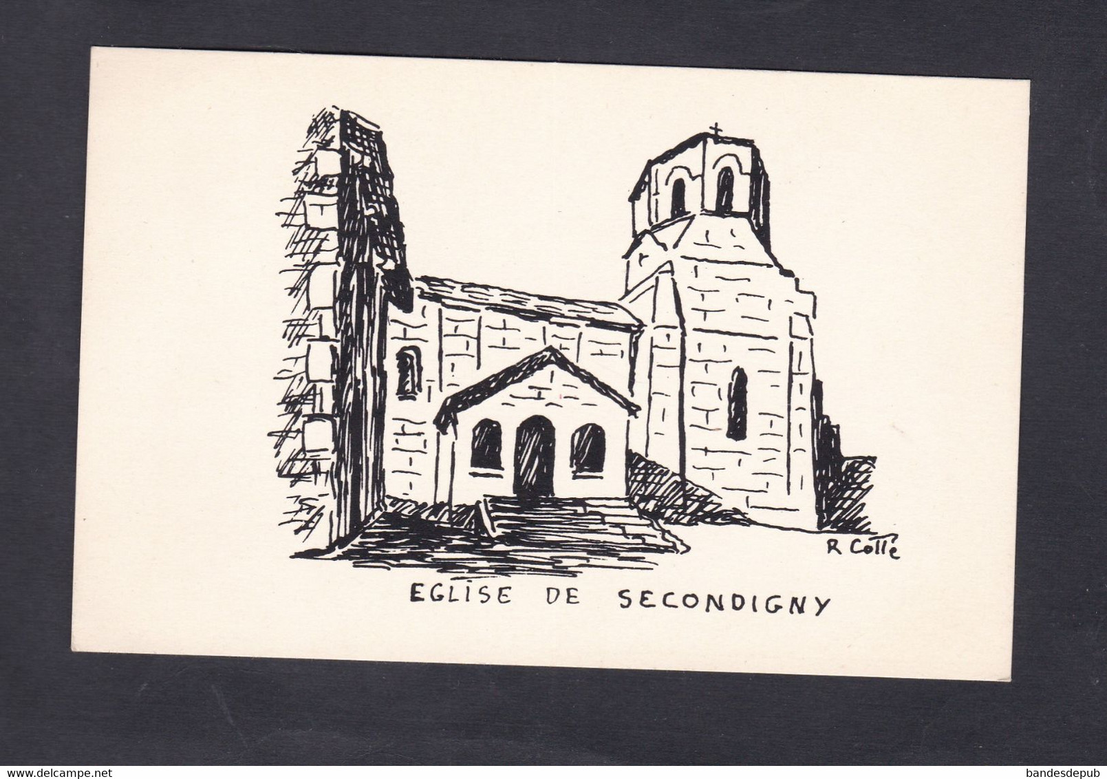 Vente immediate Secondigny (79) Eglise  ( illustration R. Collé 48518)
