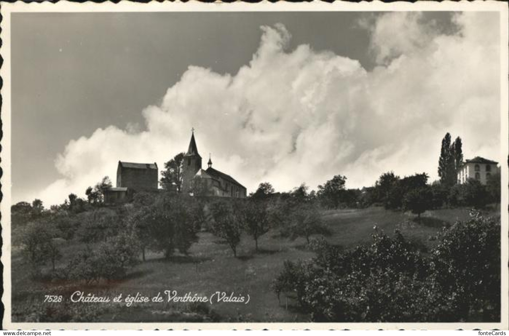 Venthone Chateux et eglise