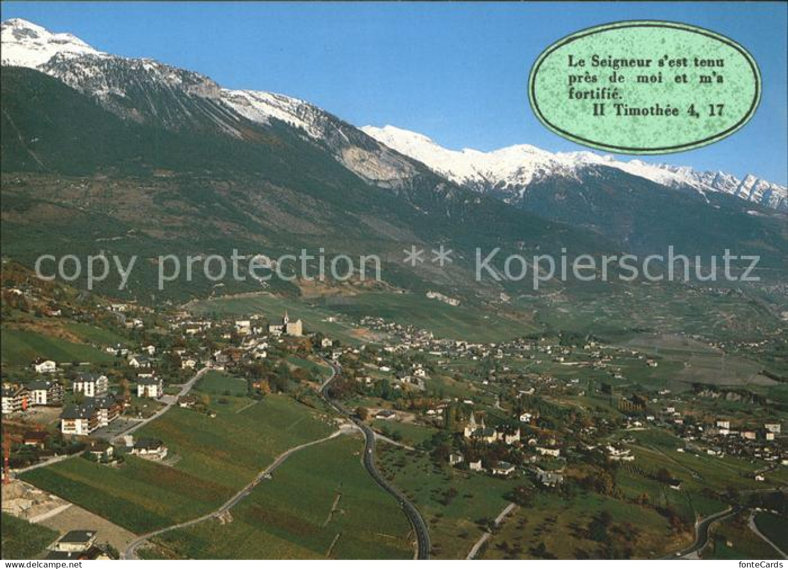 Venthone et Noble Contree Panorama