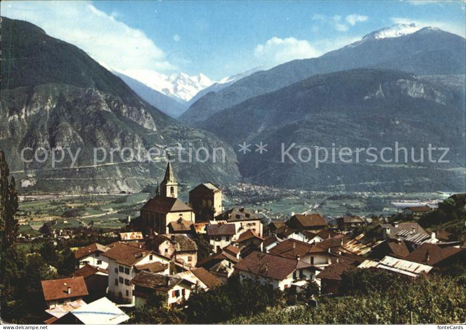 Venthone Ortsansicht