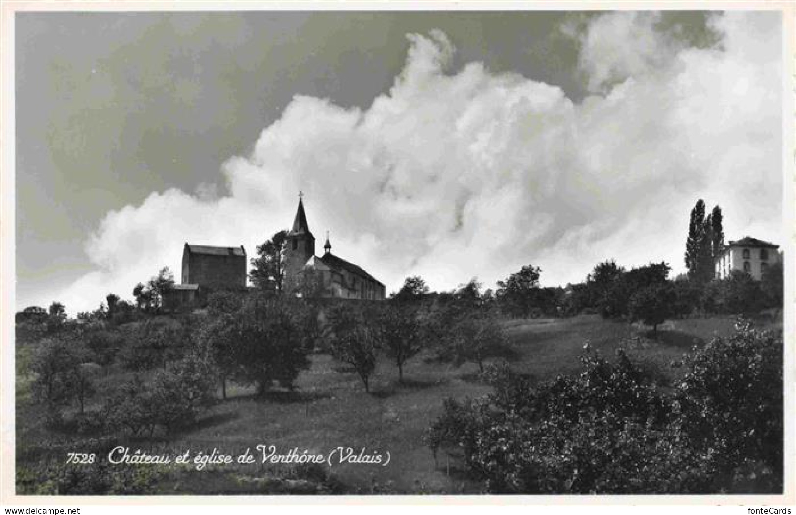 Venthone VS Chateau et église