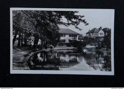 cp, Angleterre, London suburbs, Hayes, Husseywell, recreation ground, écrite, ed. F. Frith & Co