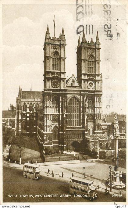 CPM West Towers Westminster Abbey London