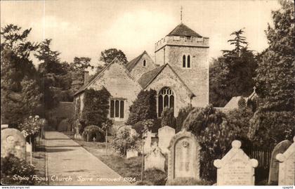 England-Angletrees- Buckinghamshire- Stoke Poges Church- Spire Removed 1924