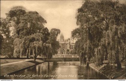 Cambridge Cambridgeshire St Johns College