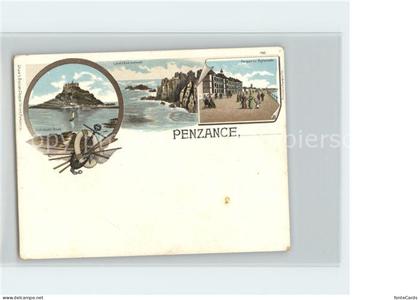 Penzance Penwith St. Michael's Mount Esplanade Litho