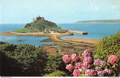 uk1986 st michael's mount cornwall real photo uk