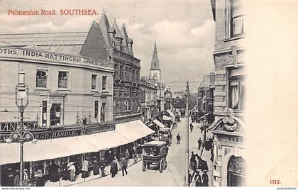 England - SOUTHSEA - Palmerston Road - POSTCARD IS LIGHTLY UNSTICKED