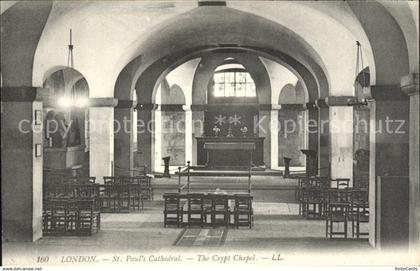 London Crypt Chapel St Paul's Cathedral