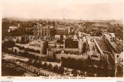 London Tower of London from Tower Bridge