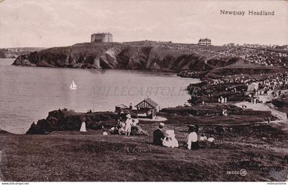 ENGLAND - Newquay, Headland, Postcard 1920