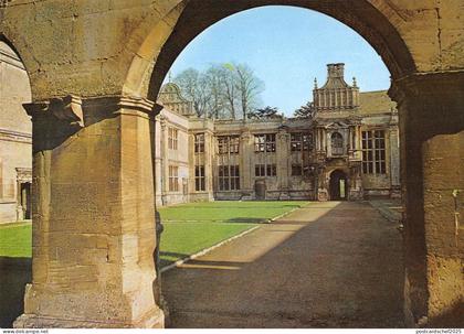uk6386 kirby hall  inner court  uk Northamptonshire