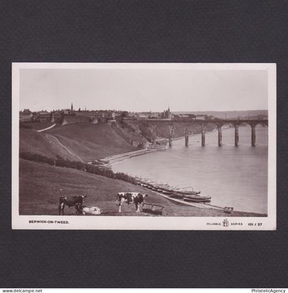 GREAT BRITAIN, Postcard, Berwick-on-Tweed, send to Denmark