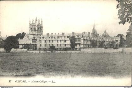 Oxford Oxfordshire Merton College