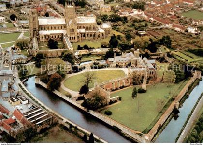 Wells Mendip Aerial view of Wells Cathedral