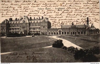 Southport, Palace Hotel, 1905 nach Brugg / Aargau versandt