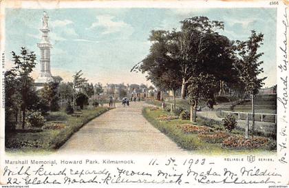 Scotland - KILMARNOCK - Marshall Memorial - Howard Park