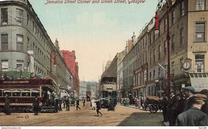 glasgow , lanarkshire * jamaica street corner and union street * tramways tramway * uk