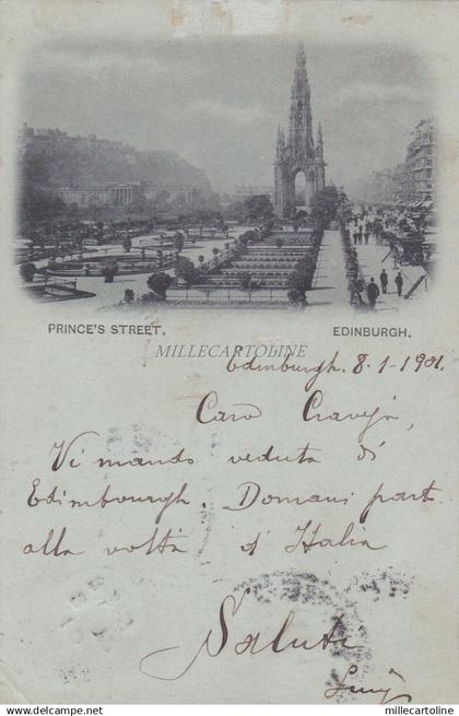 SCOTLAND - Edinburgh - Prince's Street 1901