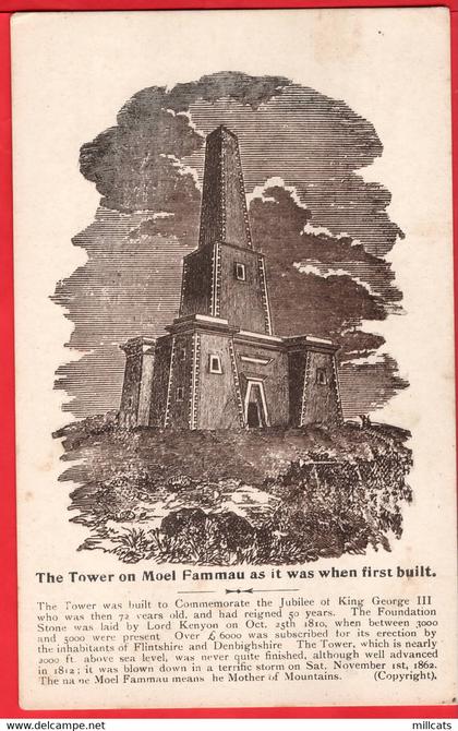 FLINTSHIRE   MOLD    THE TOWER  ON MOEL FAMMAU