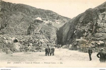 ILES DE LA MANCHE  JERSEY  caves de Plemont